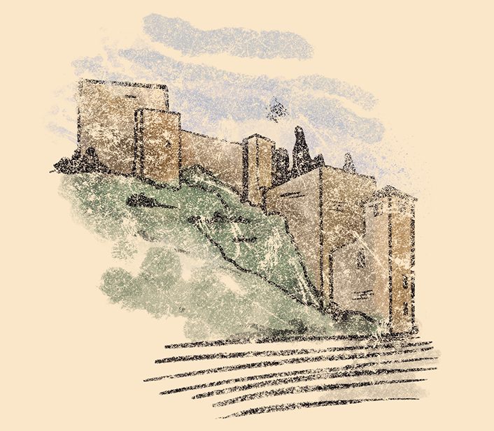 Ilustración de la Alcazaba